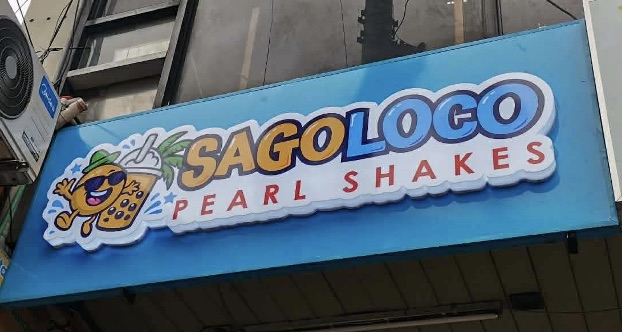 Sago Loco Pearl Shakes main storefront signage